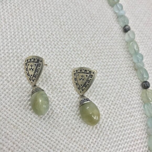 Sincerely Southwest Sterling Set: Earrings & Necklace, Like-New - Picture 6 of 10